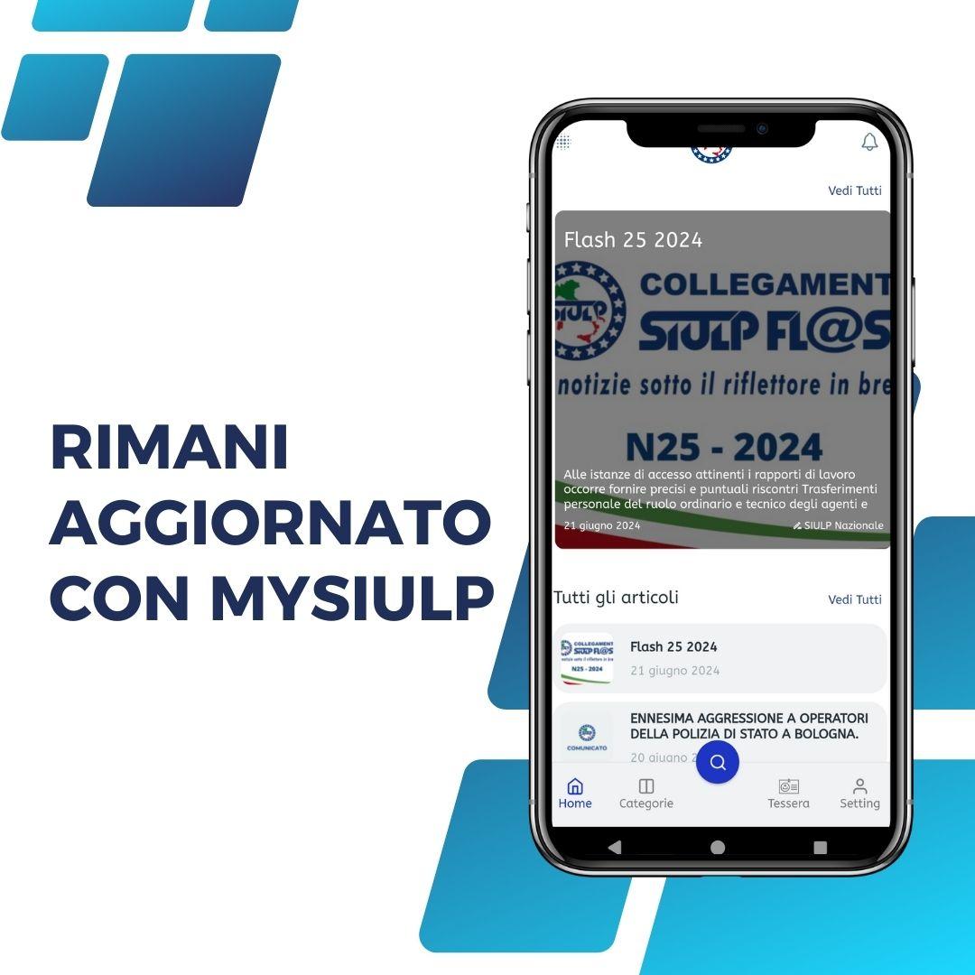 Rimani aggiornato con MySIULP