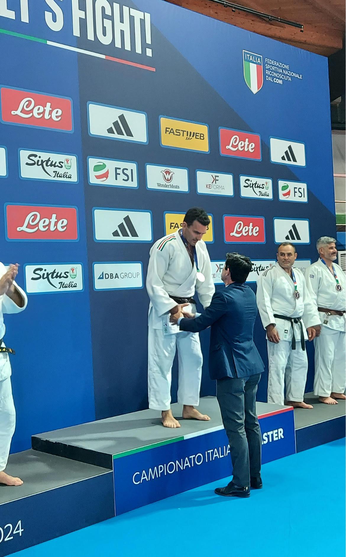 Emiliano Giuliani, Campione Italiano di Judo categoria master 90 kg