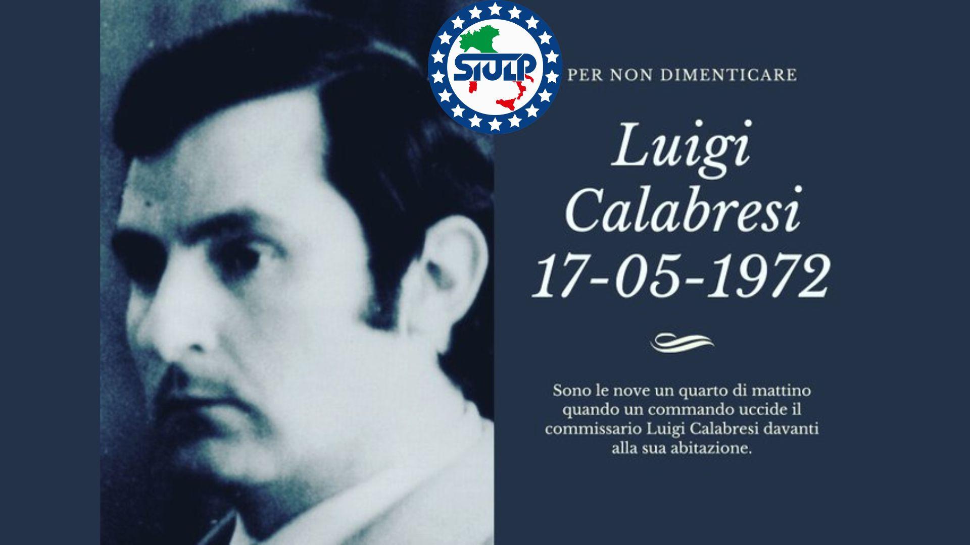 LUIGI CALABRESI 17-05-1972
