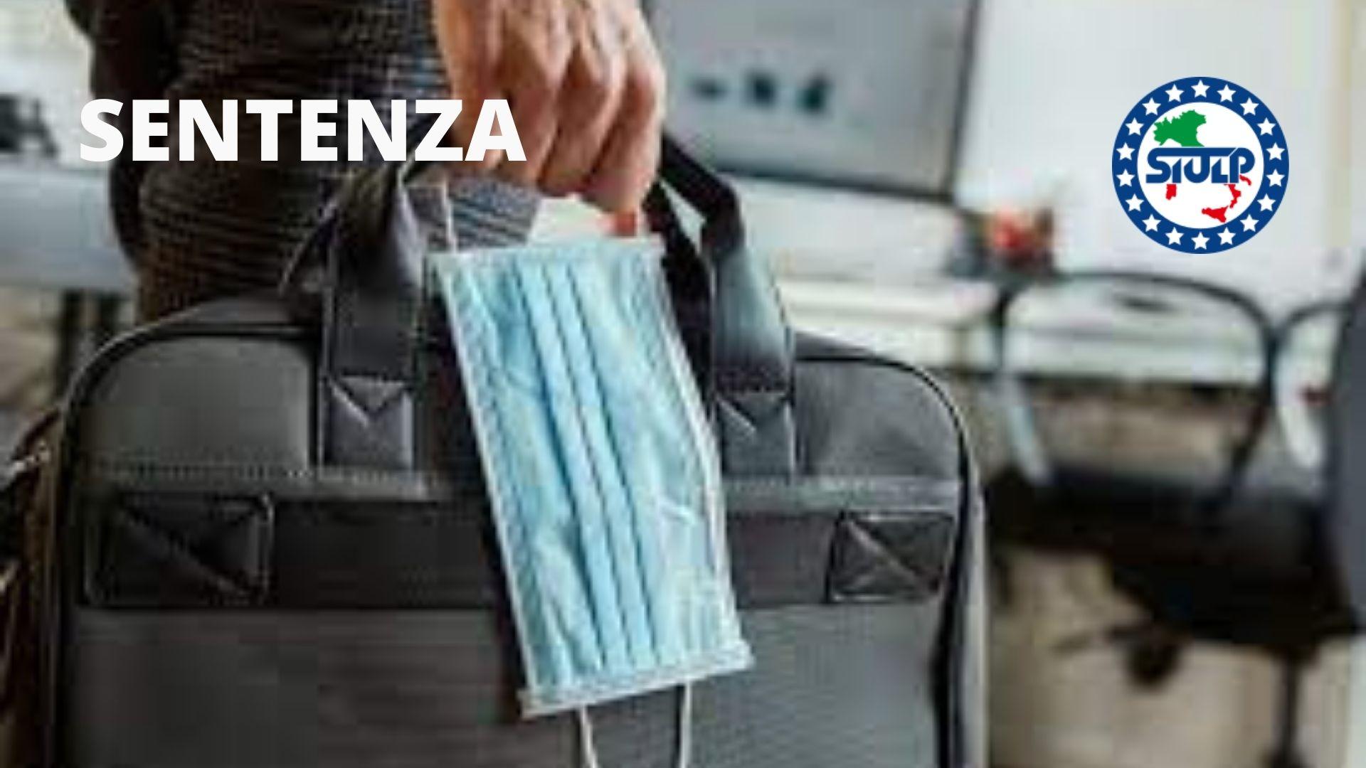 Legittima la sospensione del lavoratore che rifiuta la mascherina
