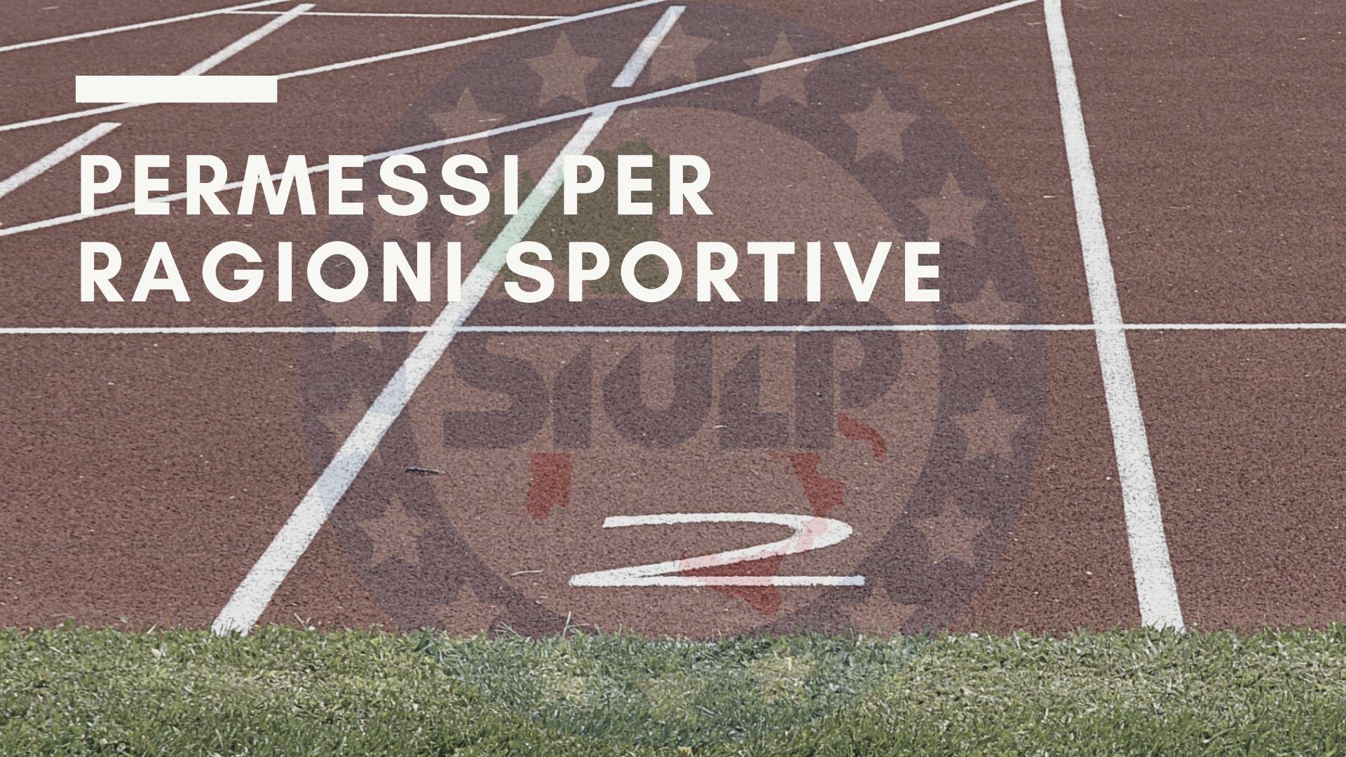 Permessi per ragioni sportive
