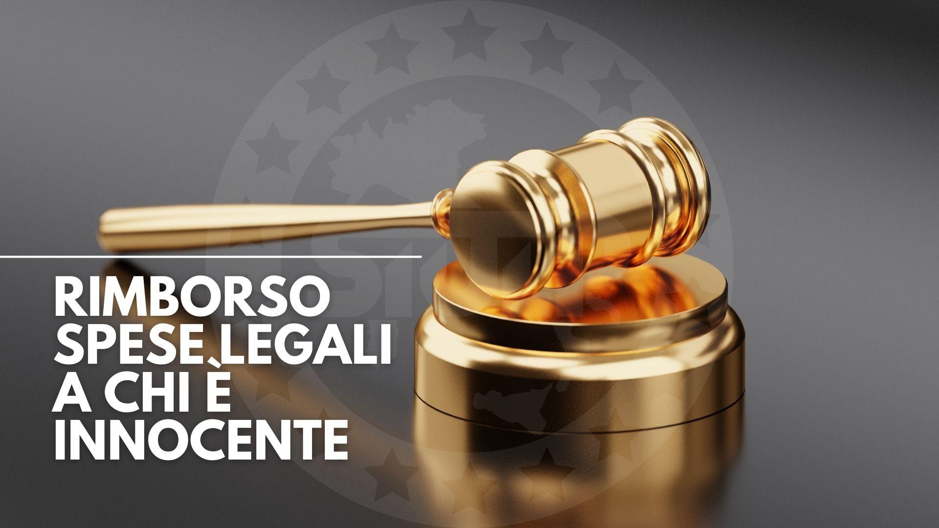 Rimborso spese legali a chi è innocente