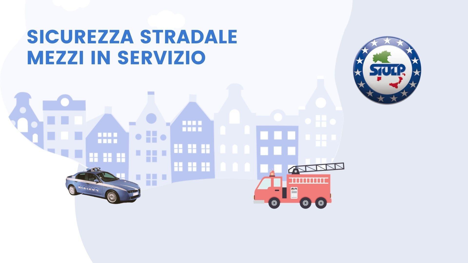 Veicoli in servizio devono evitare condizioni di rischio per gli utenti della strada