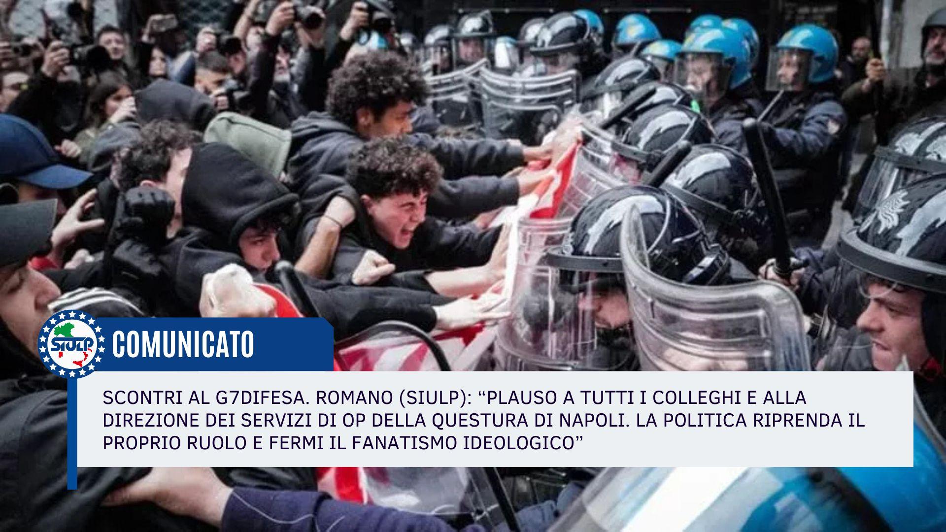 Scontri al G7Difesa – La politica riprenda il proprio ruolo e fermi il fanatismo ideologico