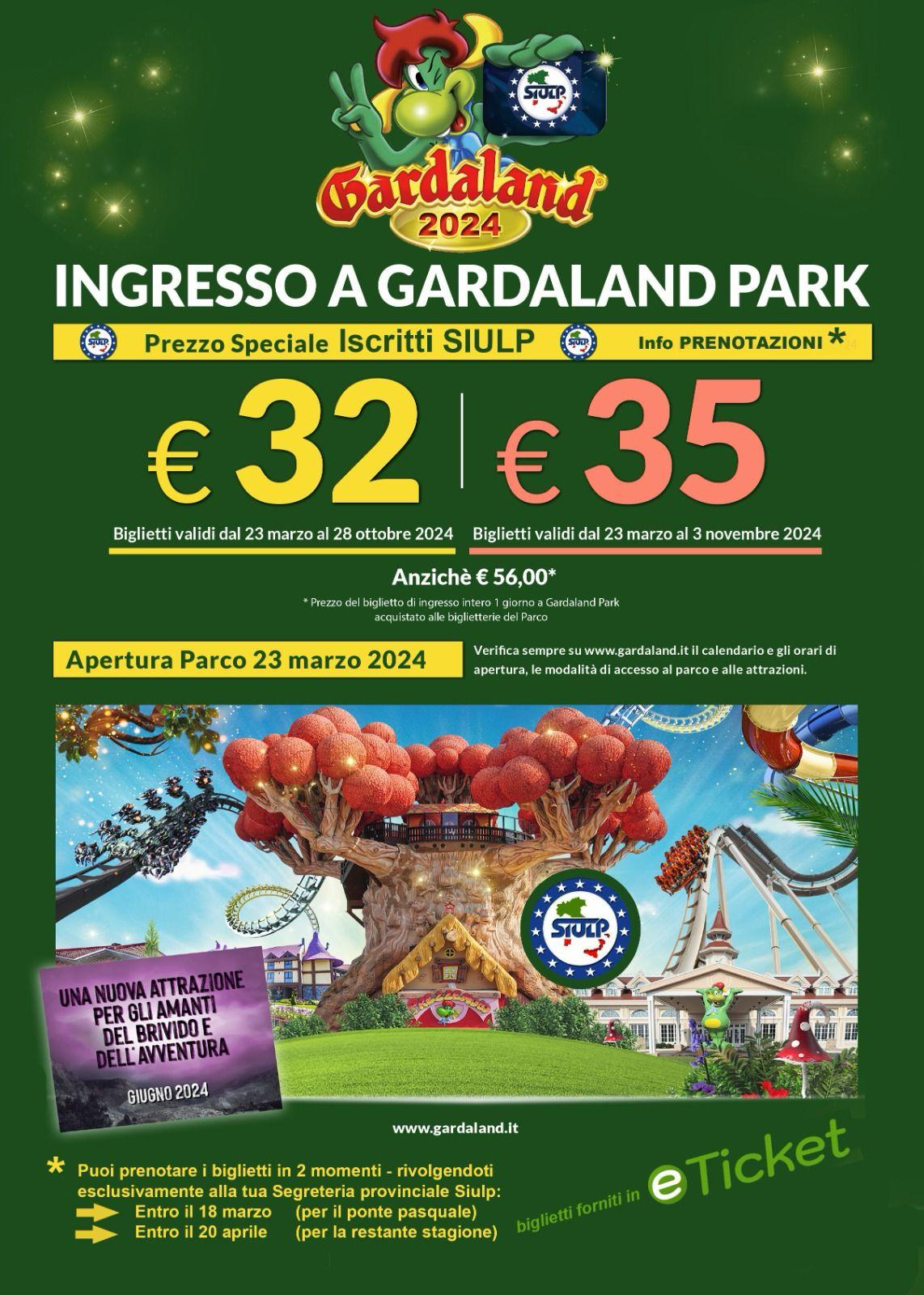 Convenzione SIULP Gardaland 2024