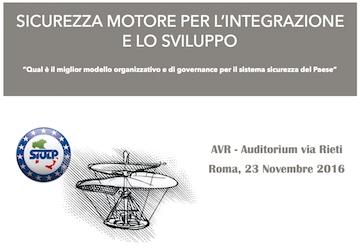 Video del convegno “Sicurezza motore per l'integrazione e lo sviluppo”