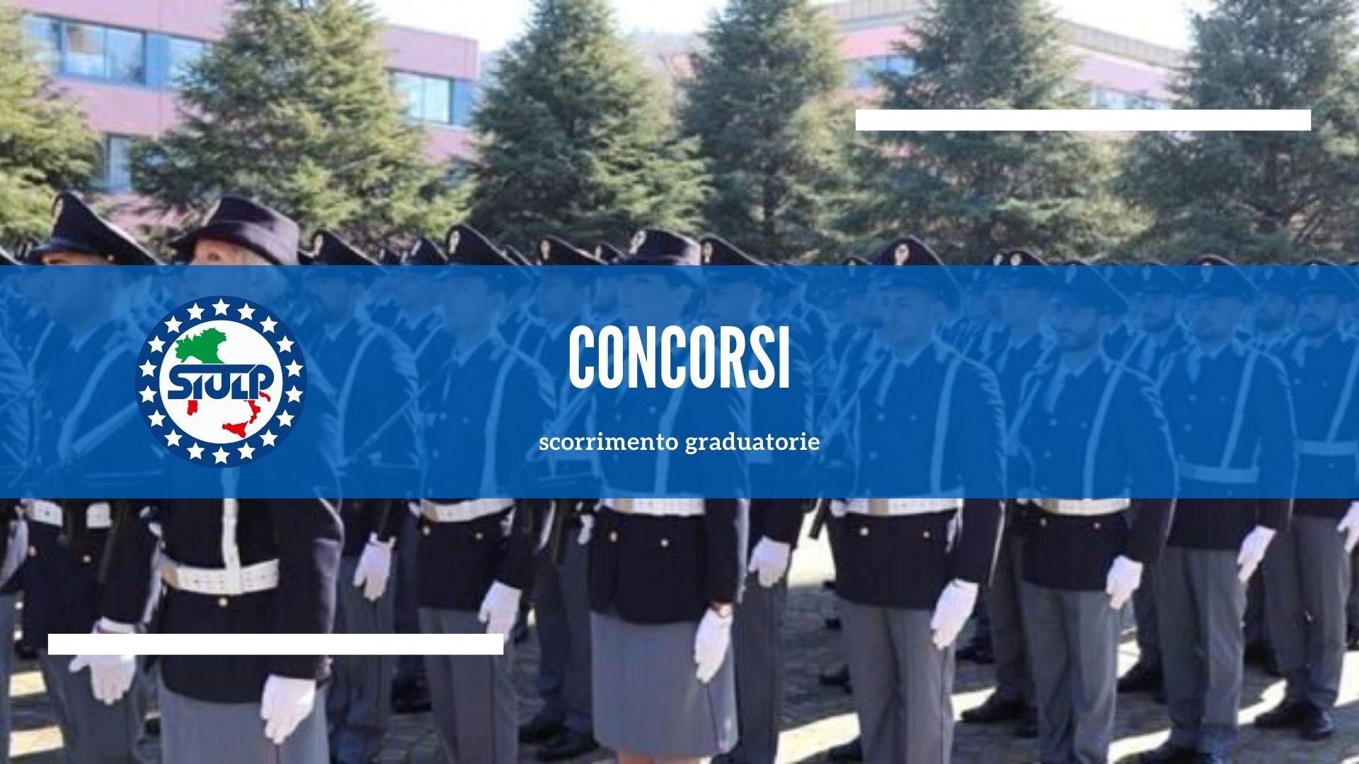 Concorsi e scorrimento graduatorie