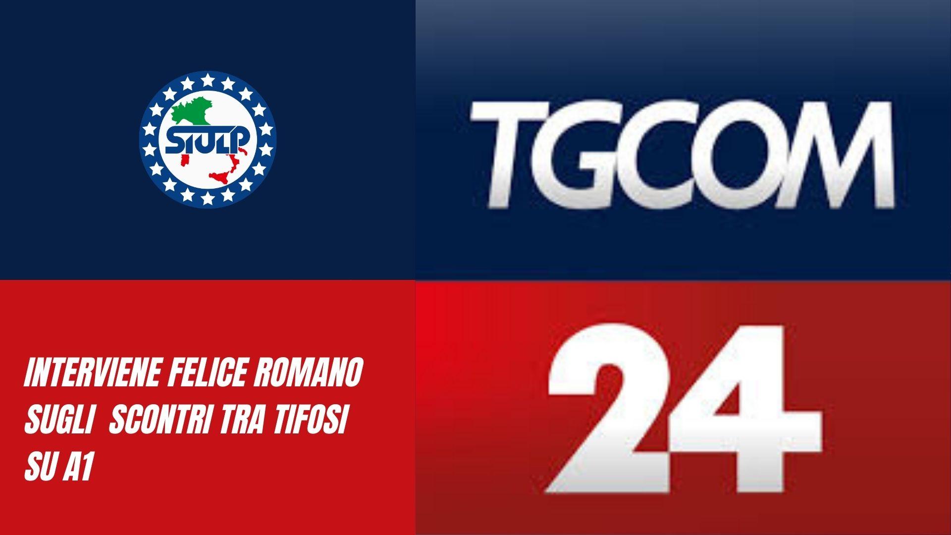 Interviene Felice Romano TGCOM24  sugli scontri tra tifosi dell' 8 Gennaio 2023
