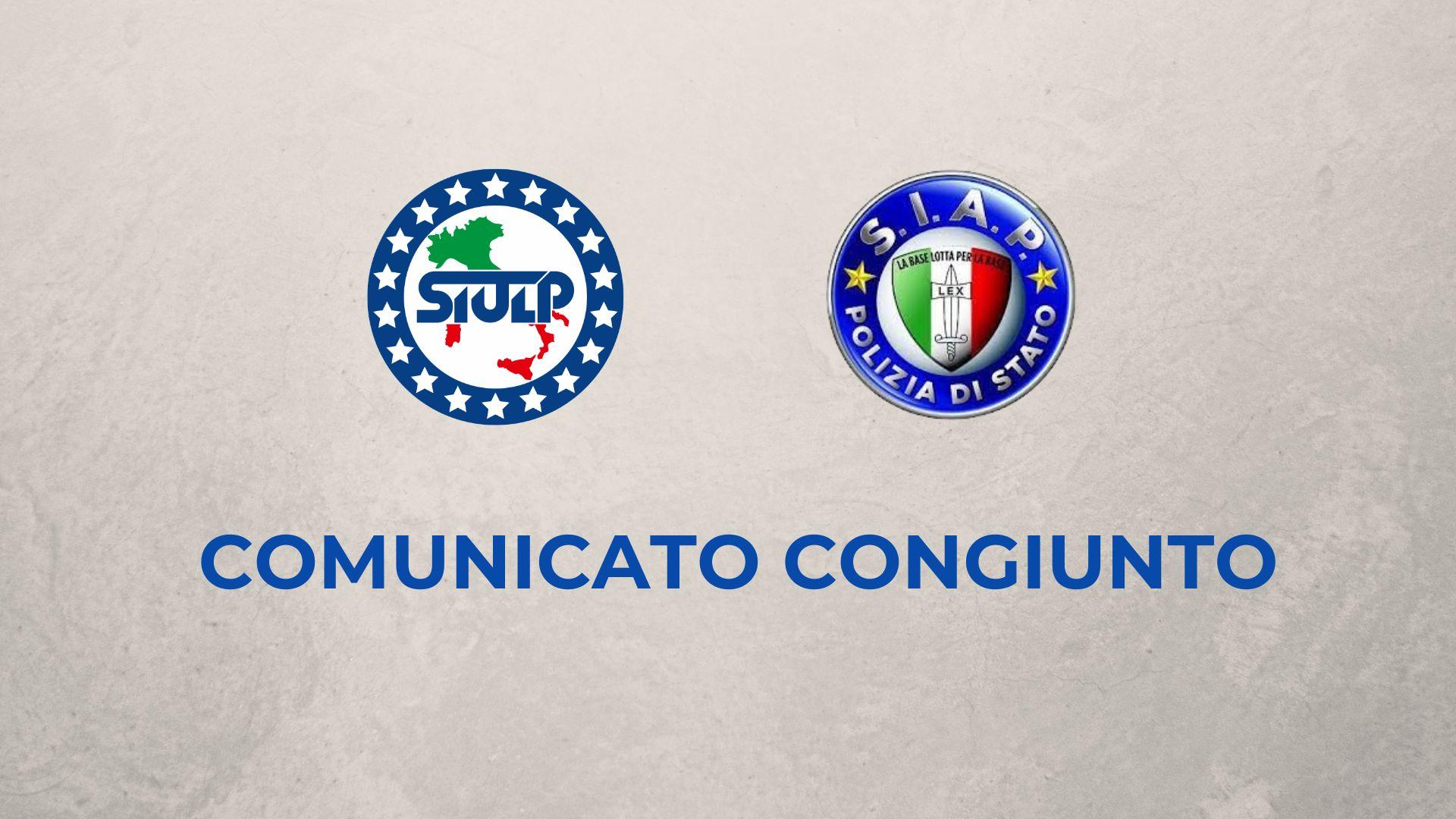 Sicurezza: Romano (Siulp) e Tiani (Siap), allarme rosso