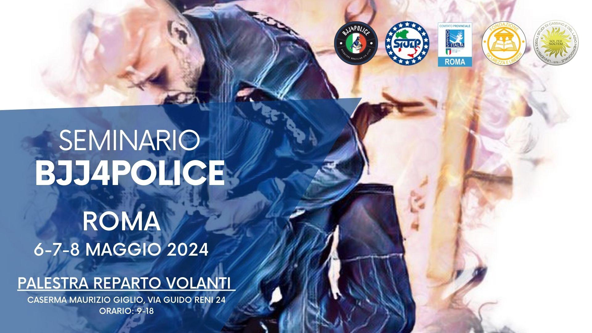 Formazione avanzata per la polizia: “BJJ4POLICE arriva a Roma”