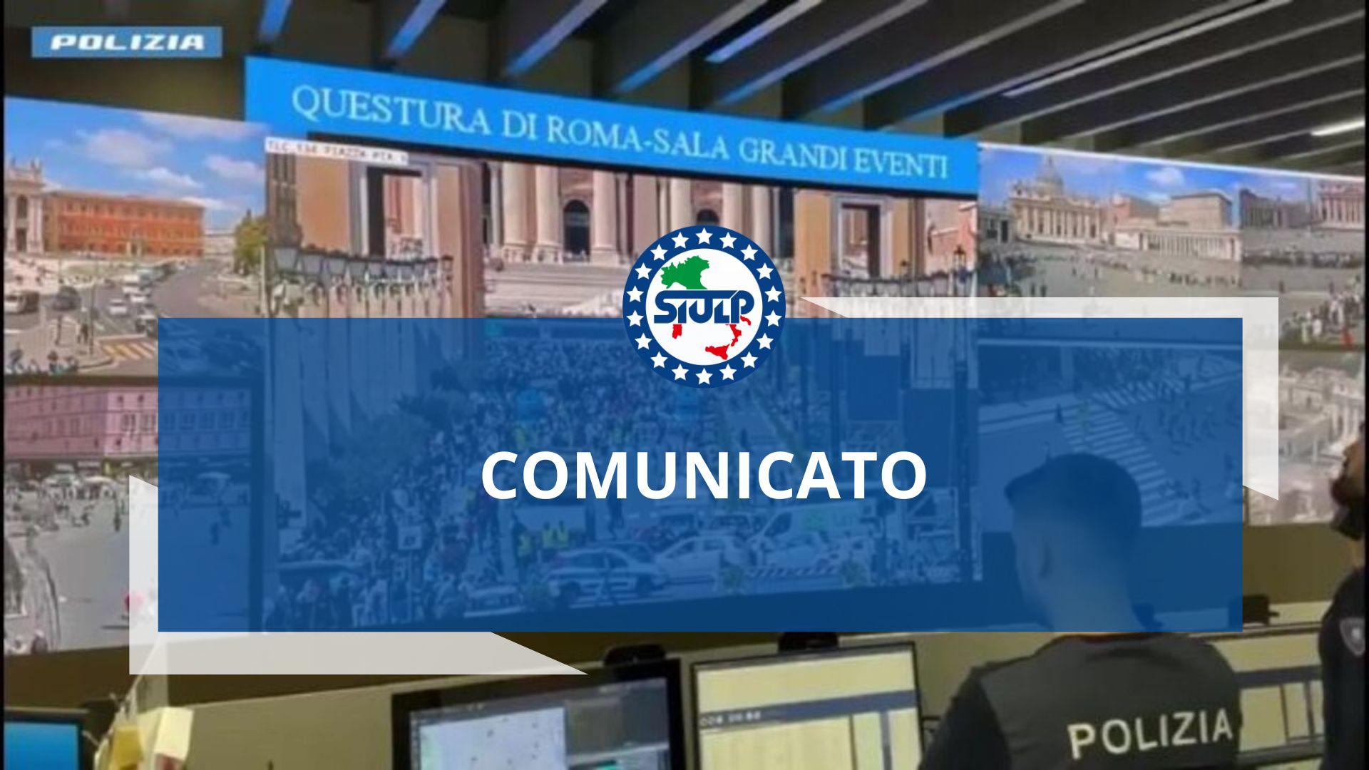 Papa. ROMANO (SIULP): Plauso e ringraziamento alla macchina della sicurezza.
