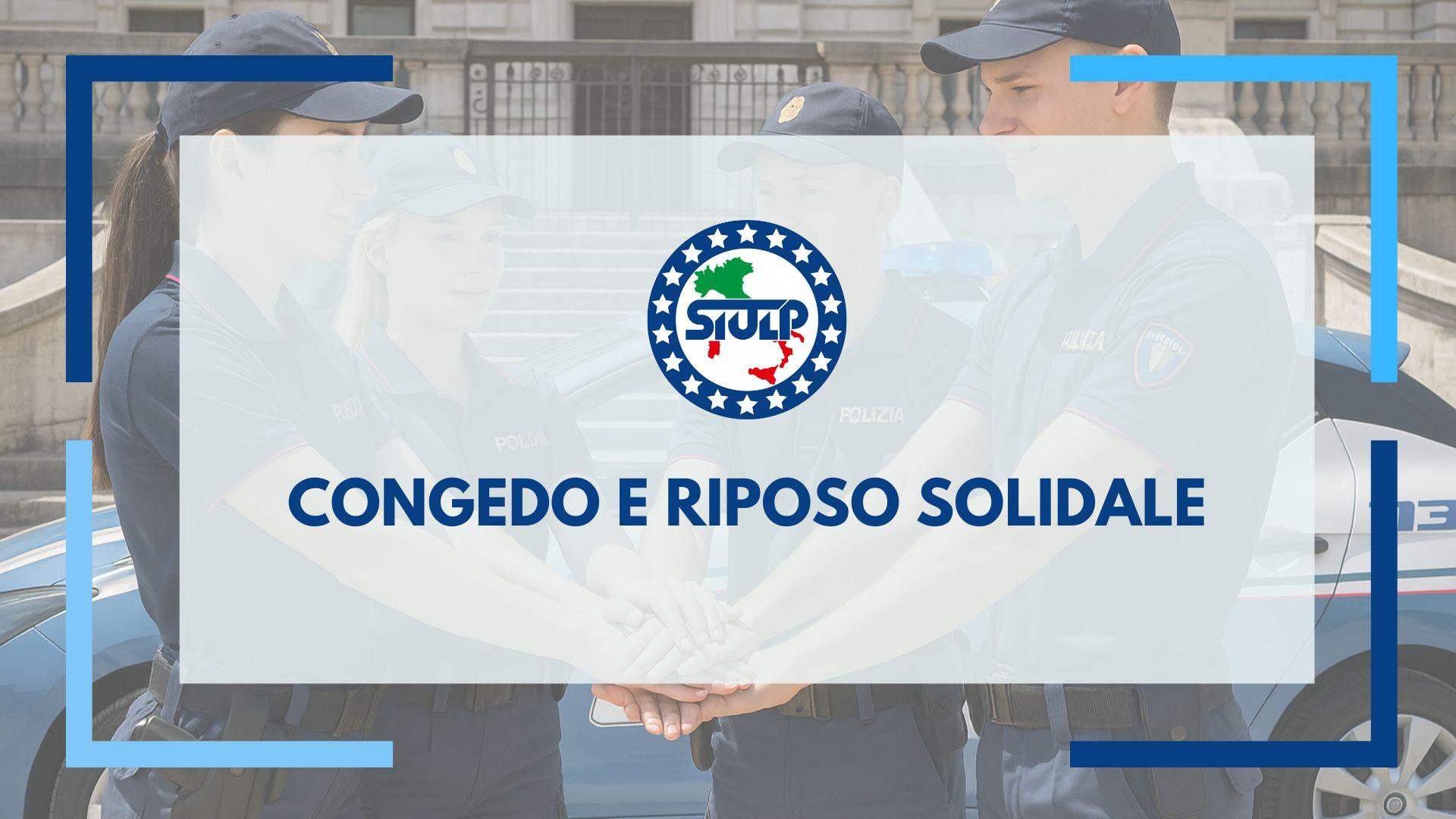 Sottoscritto accordo attuazione dell'istituto del congedo e riposo solidale – 13 Giugno 2025