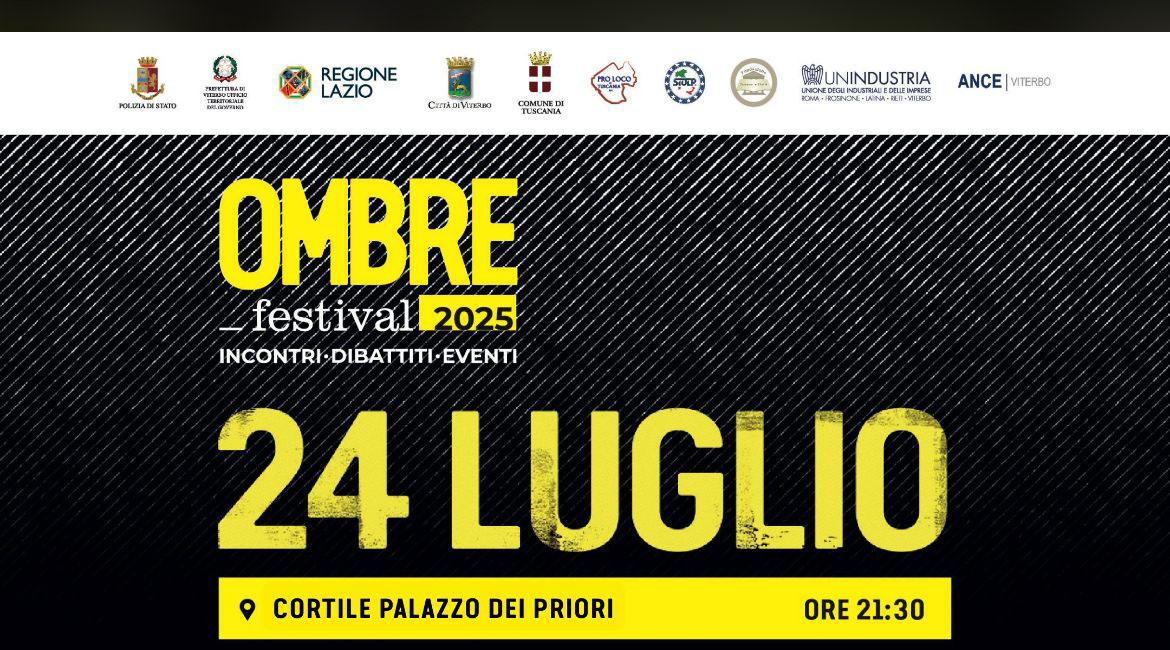 Felice Romano a OMBRE FESTIVAL 2025