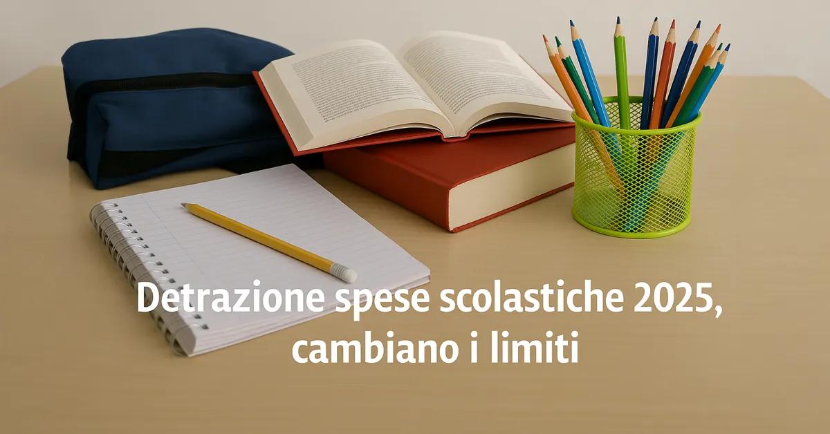 Detrazioni spese scolastiche 2025