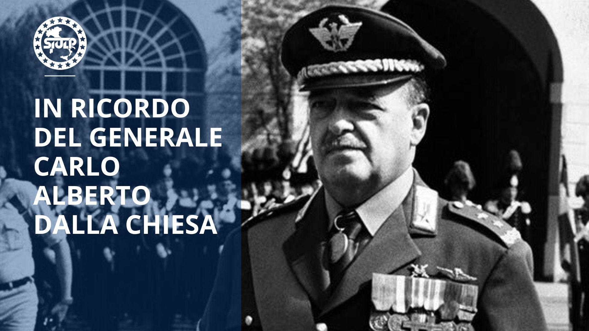 Il 3 Settembre 1982 l'assassinio del Generale Carlo Alberto Dalla Chiesa
