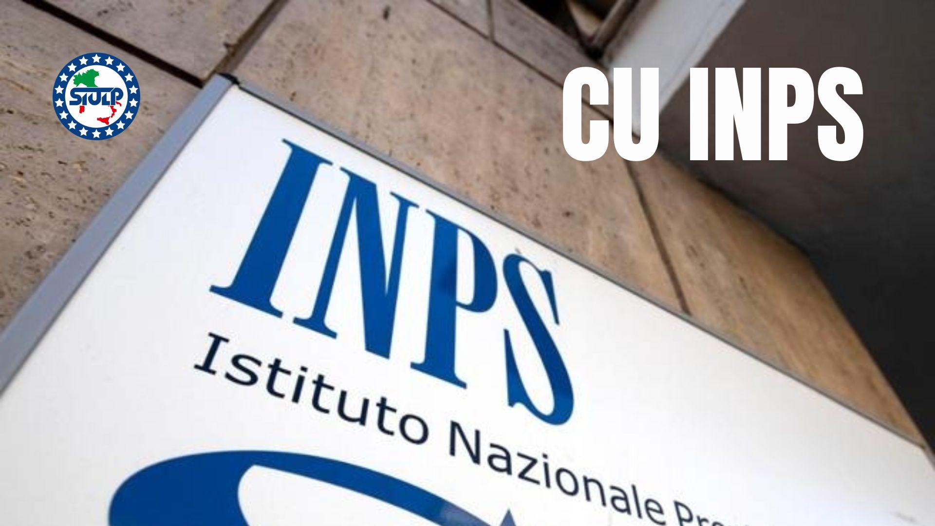Certificazione Unica INPS online dal 16 marzo