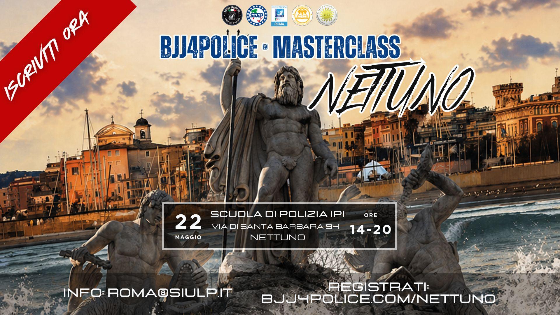 MASTERCLASS BJJ4POLICE – Scuola di Polizia IPI Nettuno