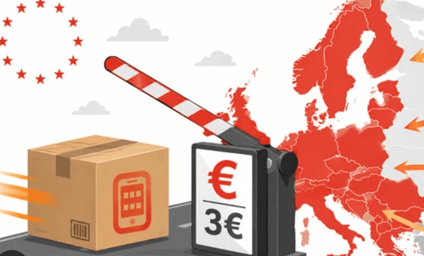 Dazi da 3 euro per i pacchi extra-UE