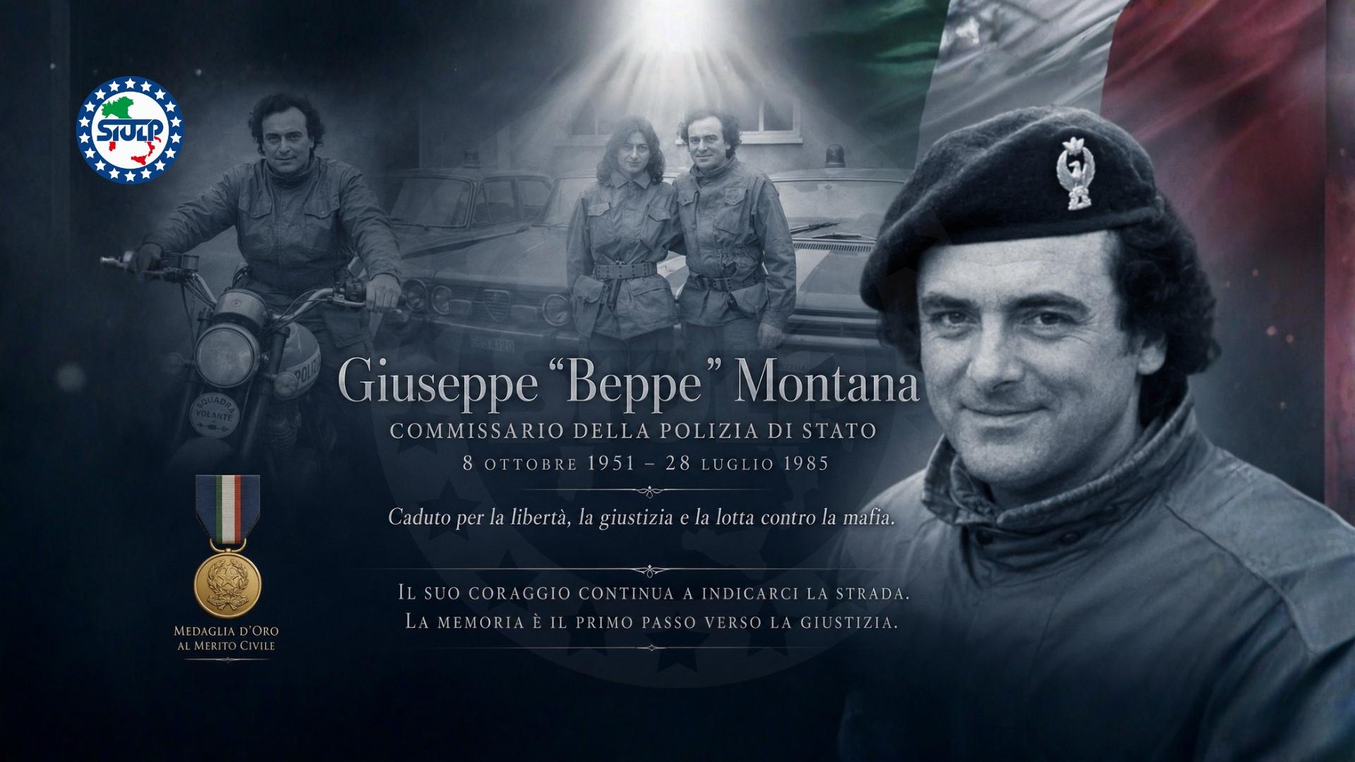 Caduto per la libertà, la giustizia e la lotta contro la mafia.