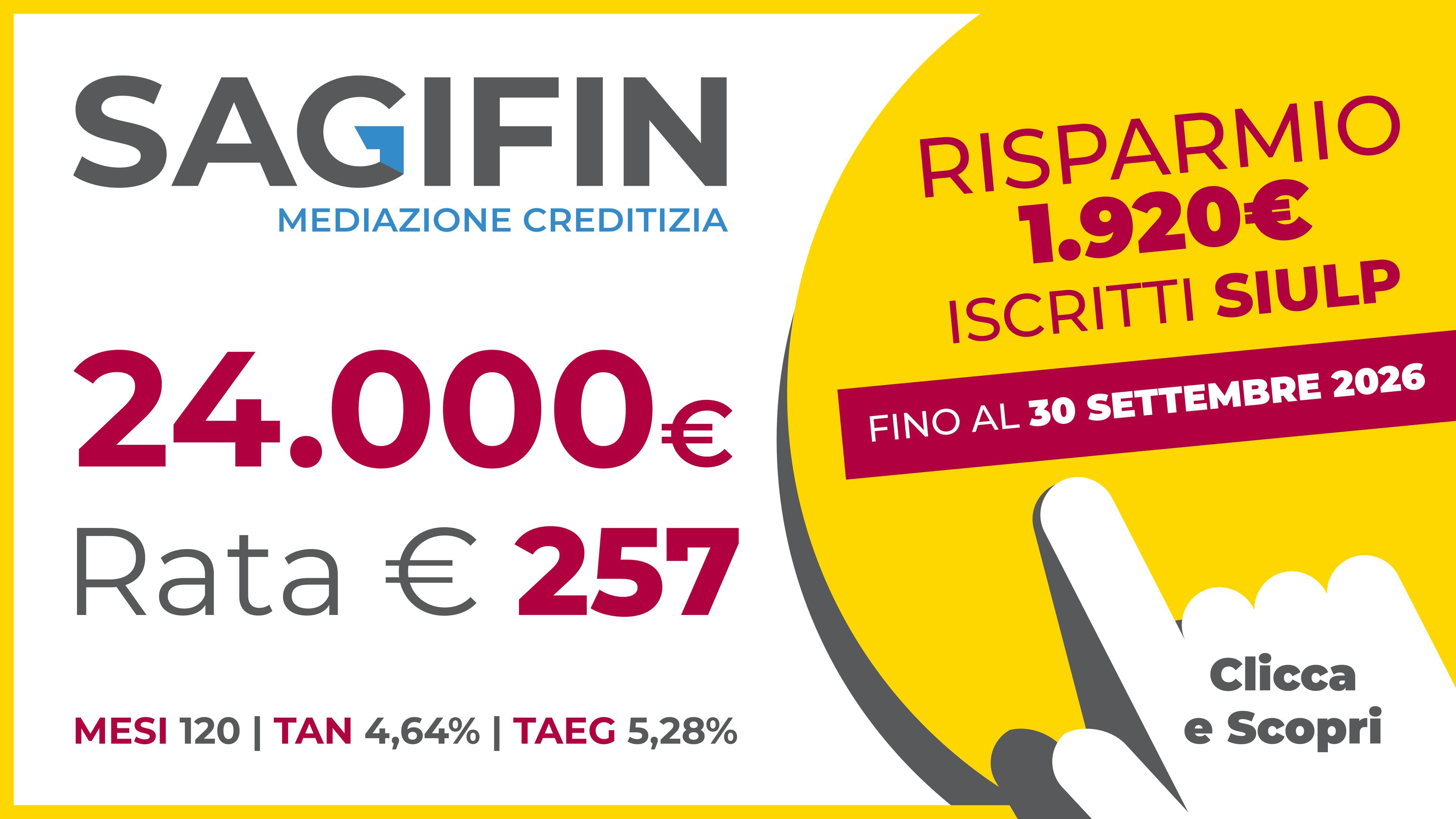 Sagifin - Mediazione creditizia
