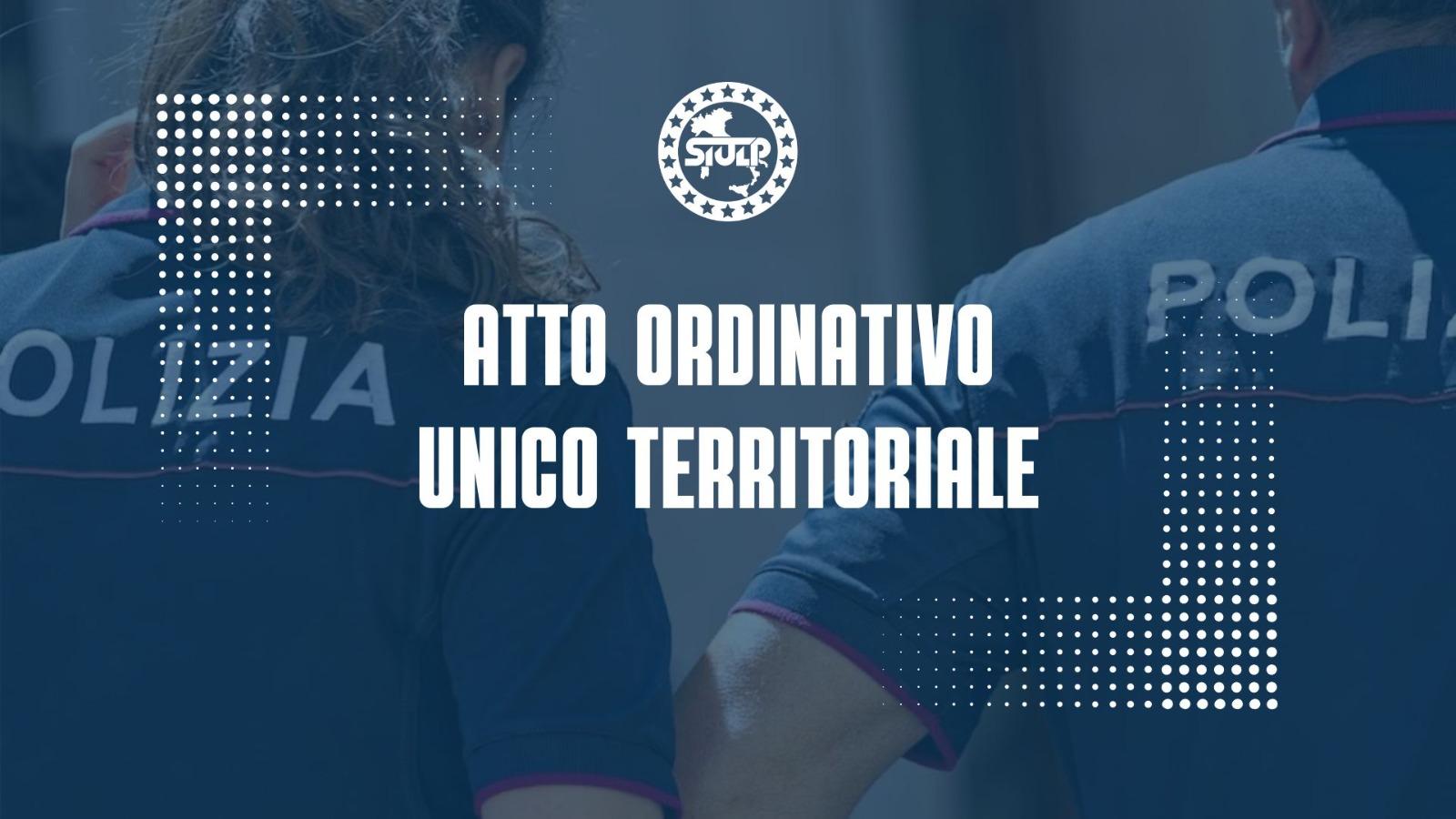 Atto Ordinativo Unico Territoriale - Aggiornamenti