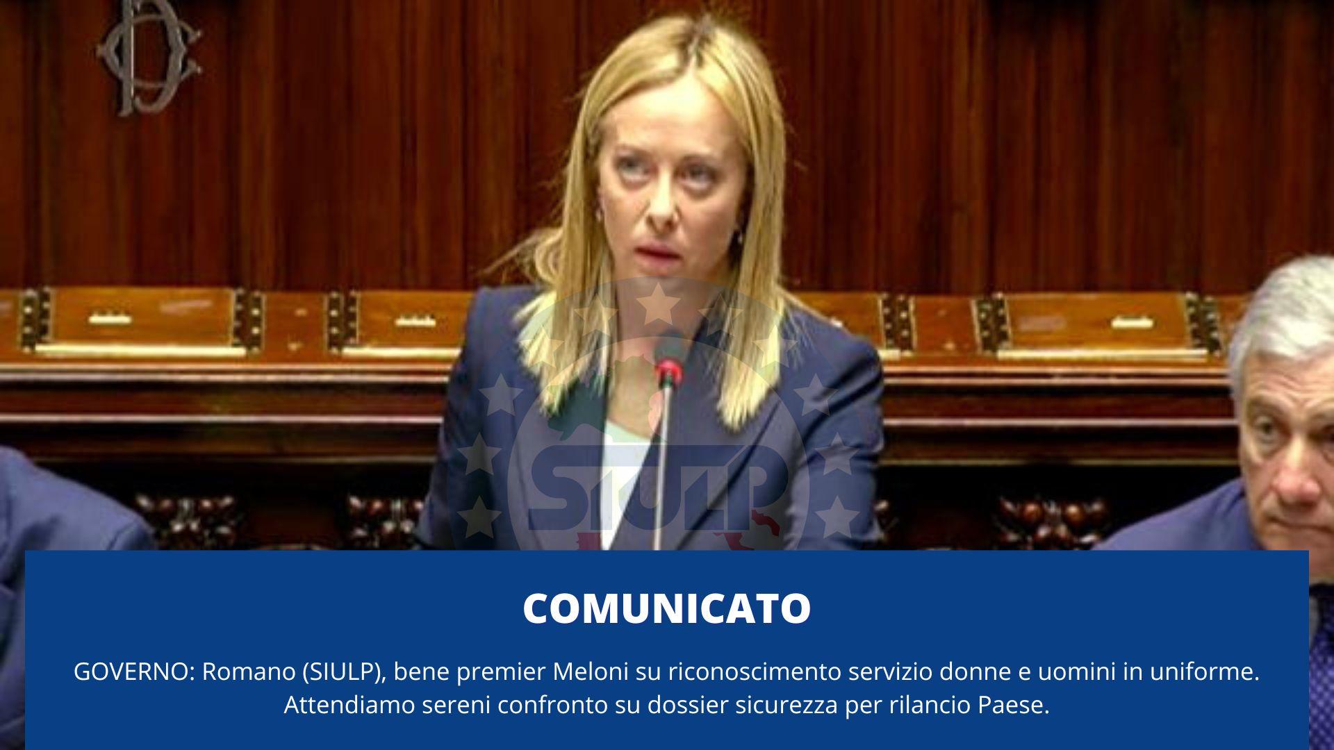GOVERNO: Attendiamo sereni confronto su dossier sicurezza per rilancio Paese