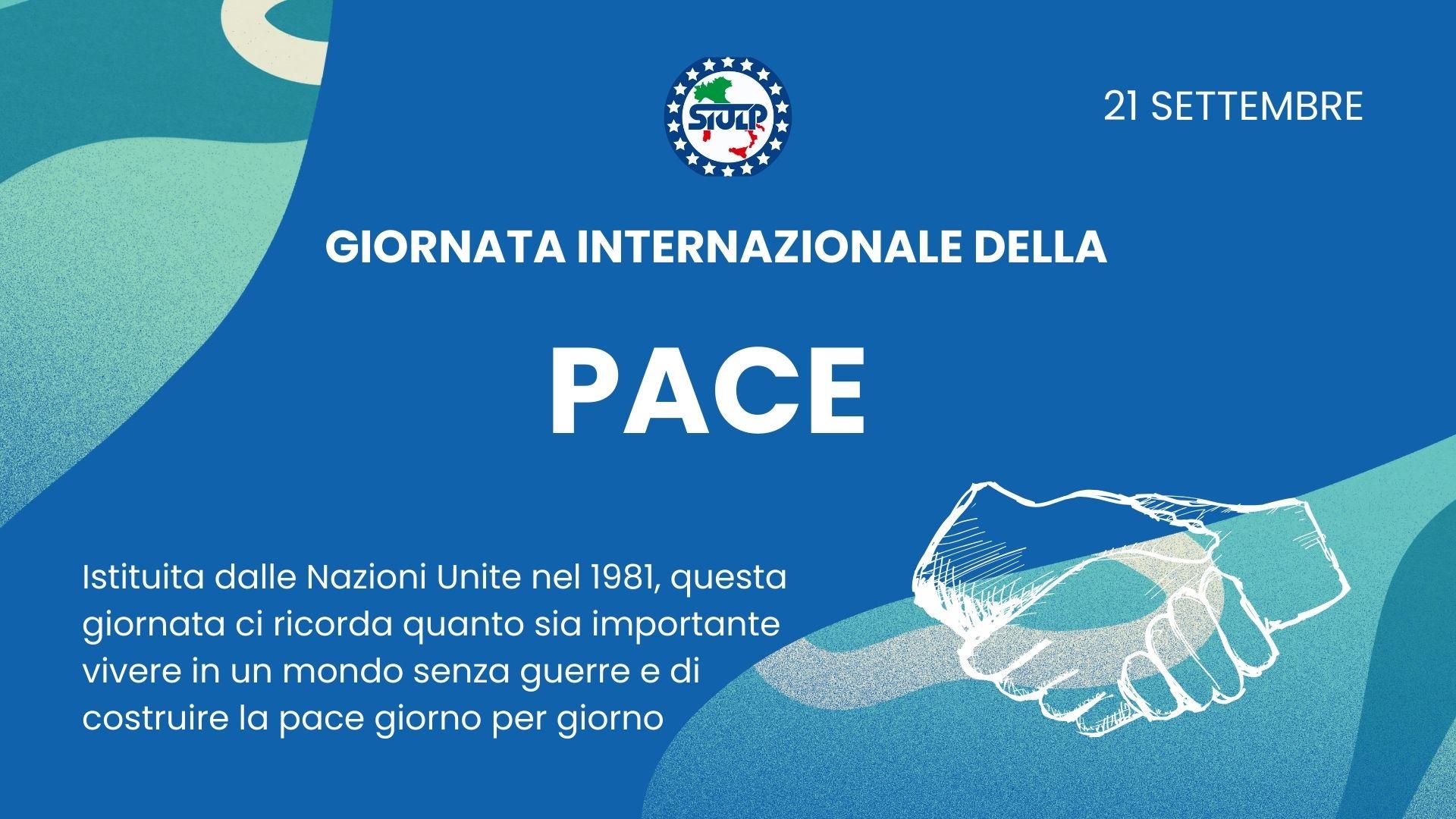 21 Settembre – Giornata Internazionale della PACE