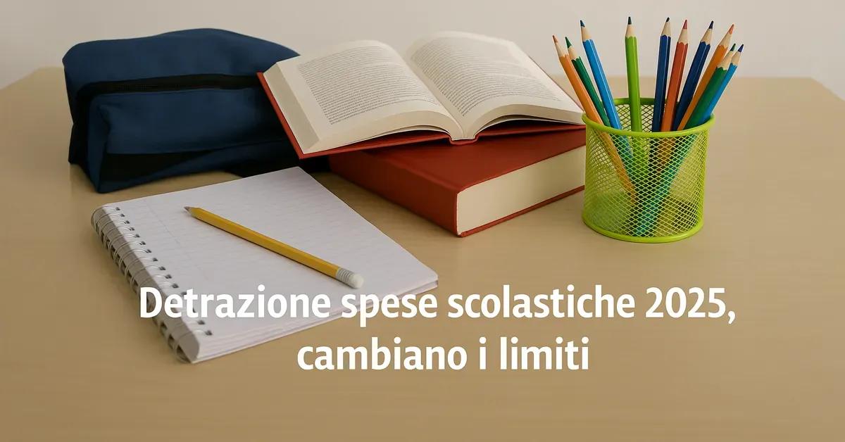 Detrazioni spese scolastiche 2025