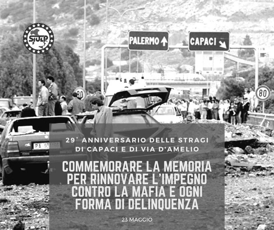 29 Anniversario strage Capaci – 23 maggio 2021