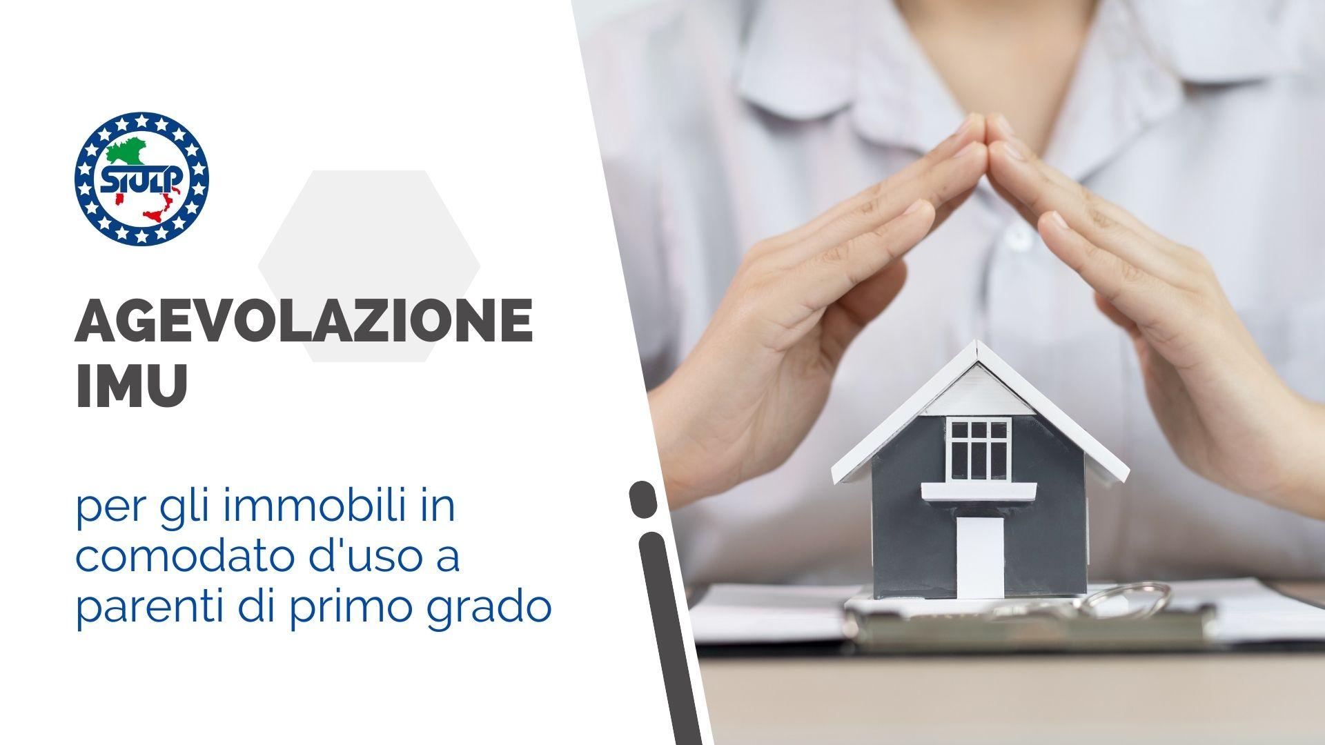 Agevolazione IMU per gli immobili in comodato d'uso a parenti di primo grado