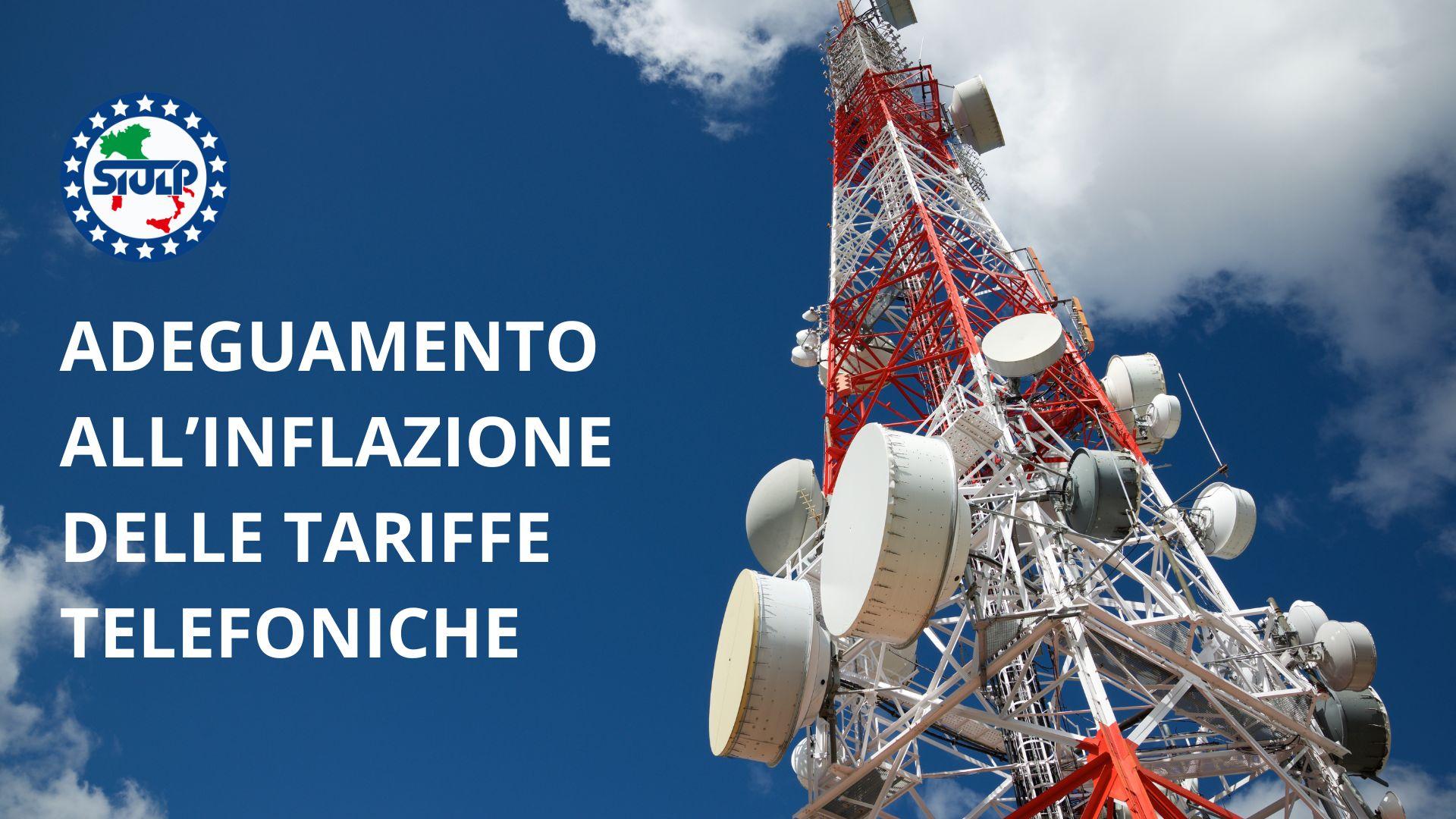 Adeguamento all’inflazione delle tariffe telefoniche
