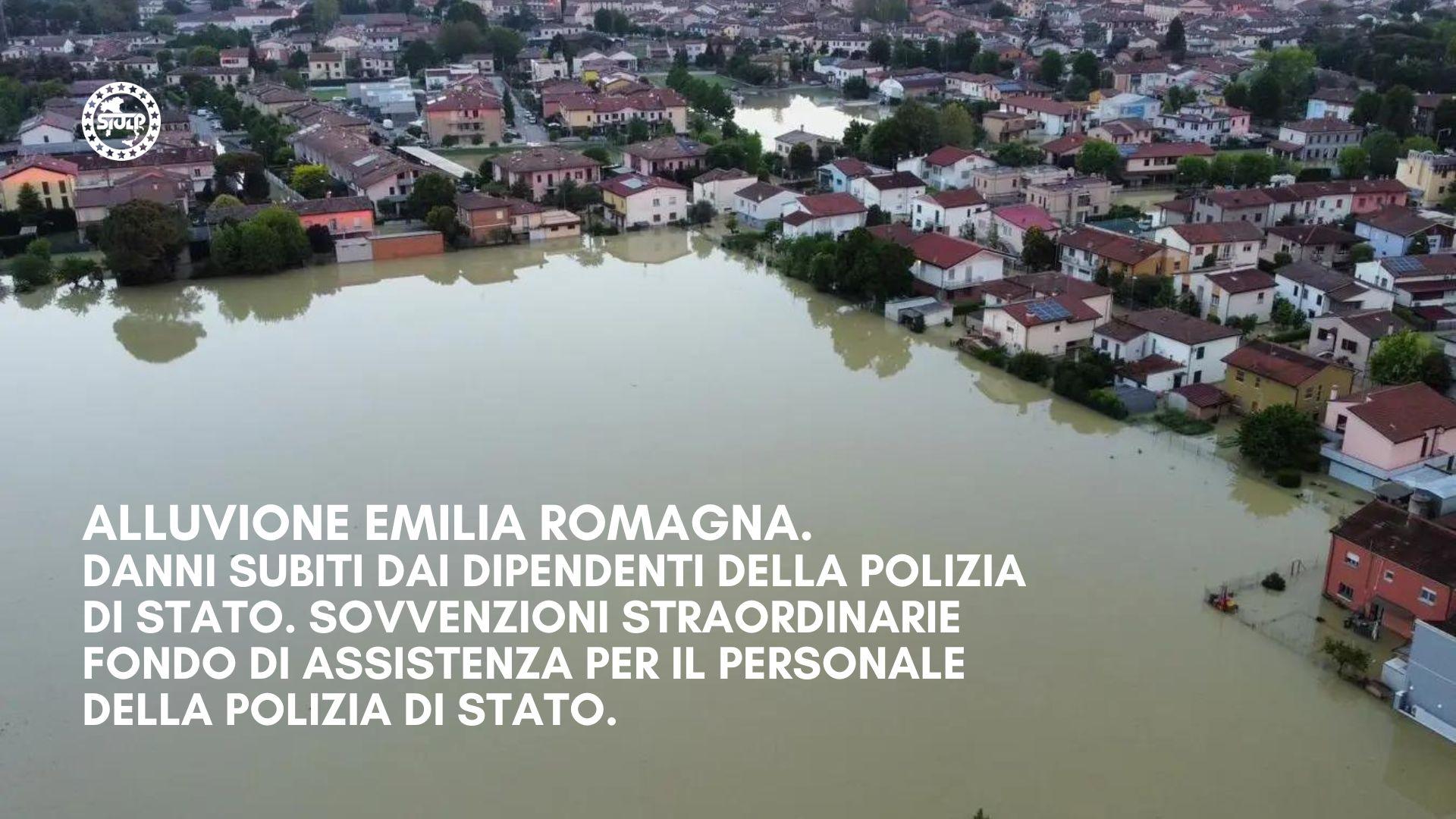 Alluvione Emilia Romagna. Danni subiti dai dipendenti della Polizia di Stato.