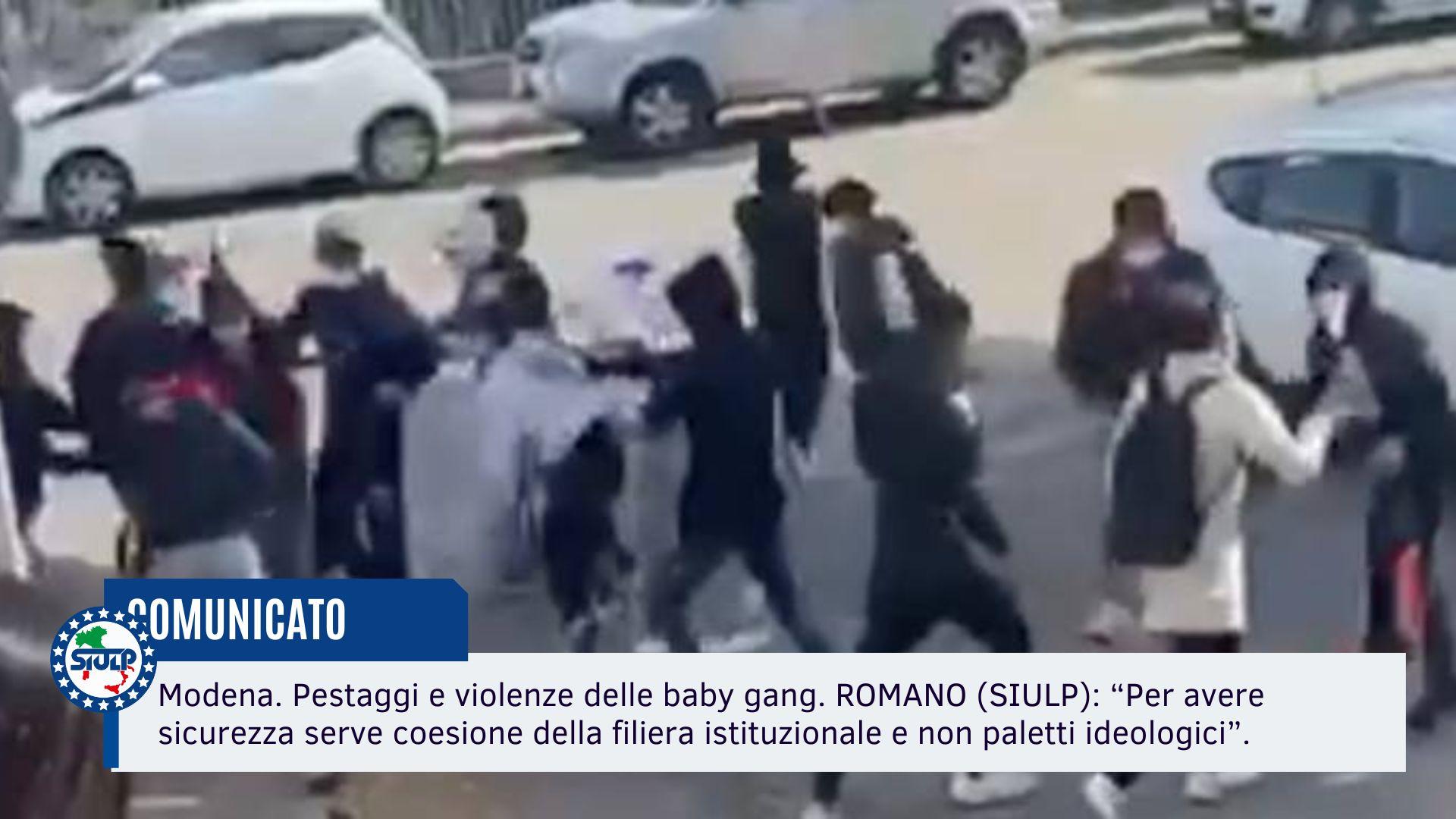 Modena. Pestaggi e violenze delle baby gang.