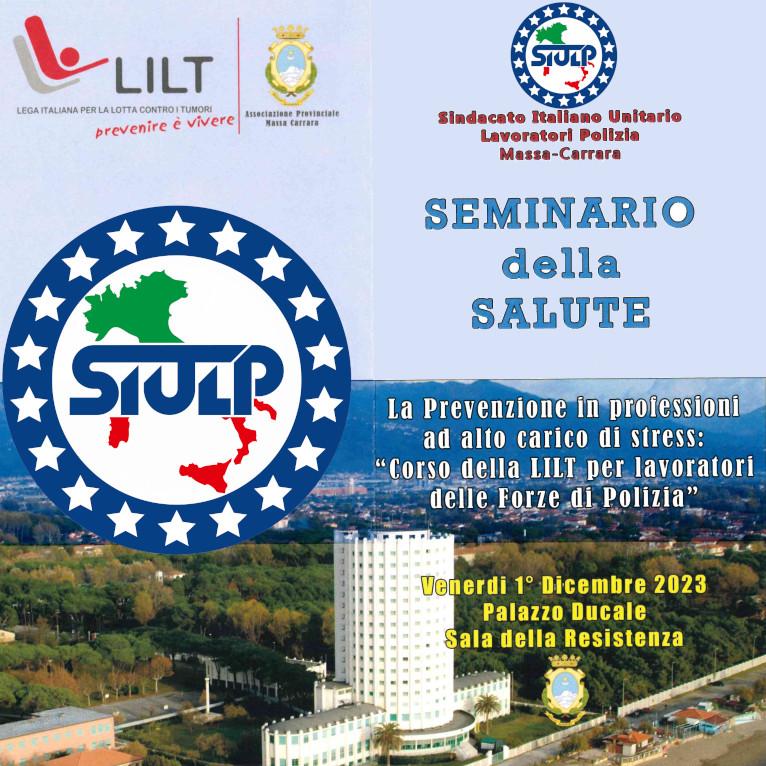 SEMINARIO della SALUTE Massa Carrara – 1 Dicembre 2023