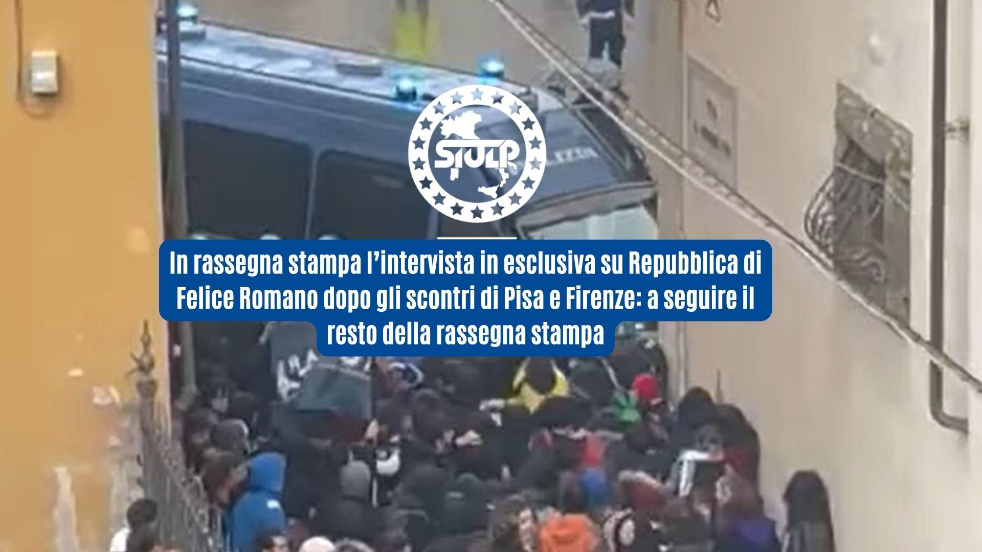 Romano: intervista esclusiva sul quotidiano la Repubblica dopo gli Scontri