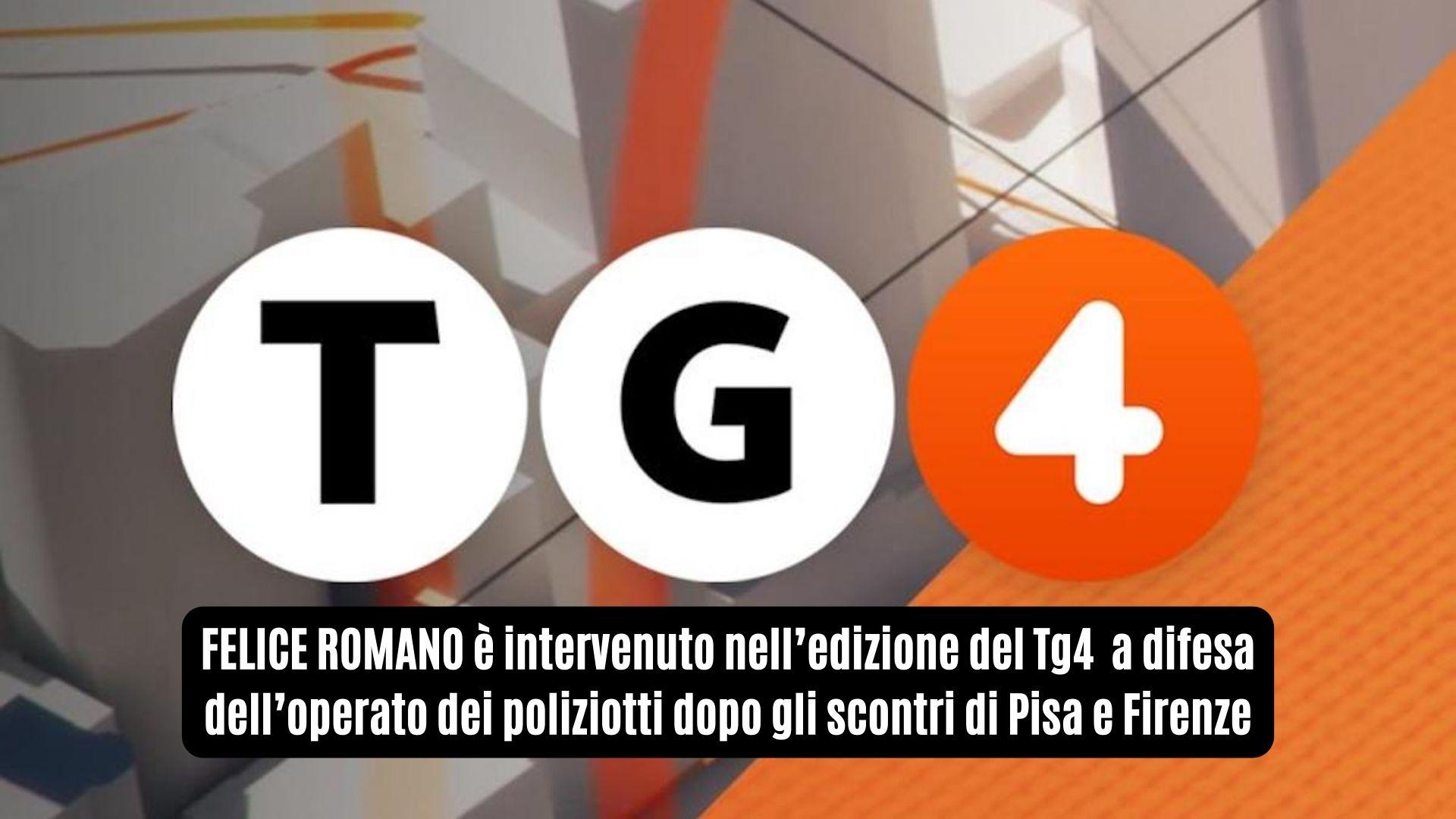 ROMANO a difesa dell’operato dei poliziotti dopo gli scontri di Pisa e Firenze
