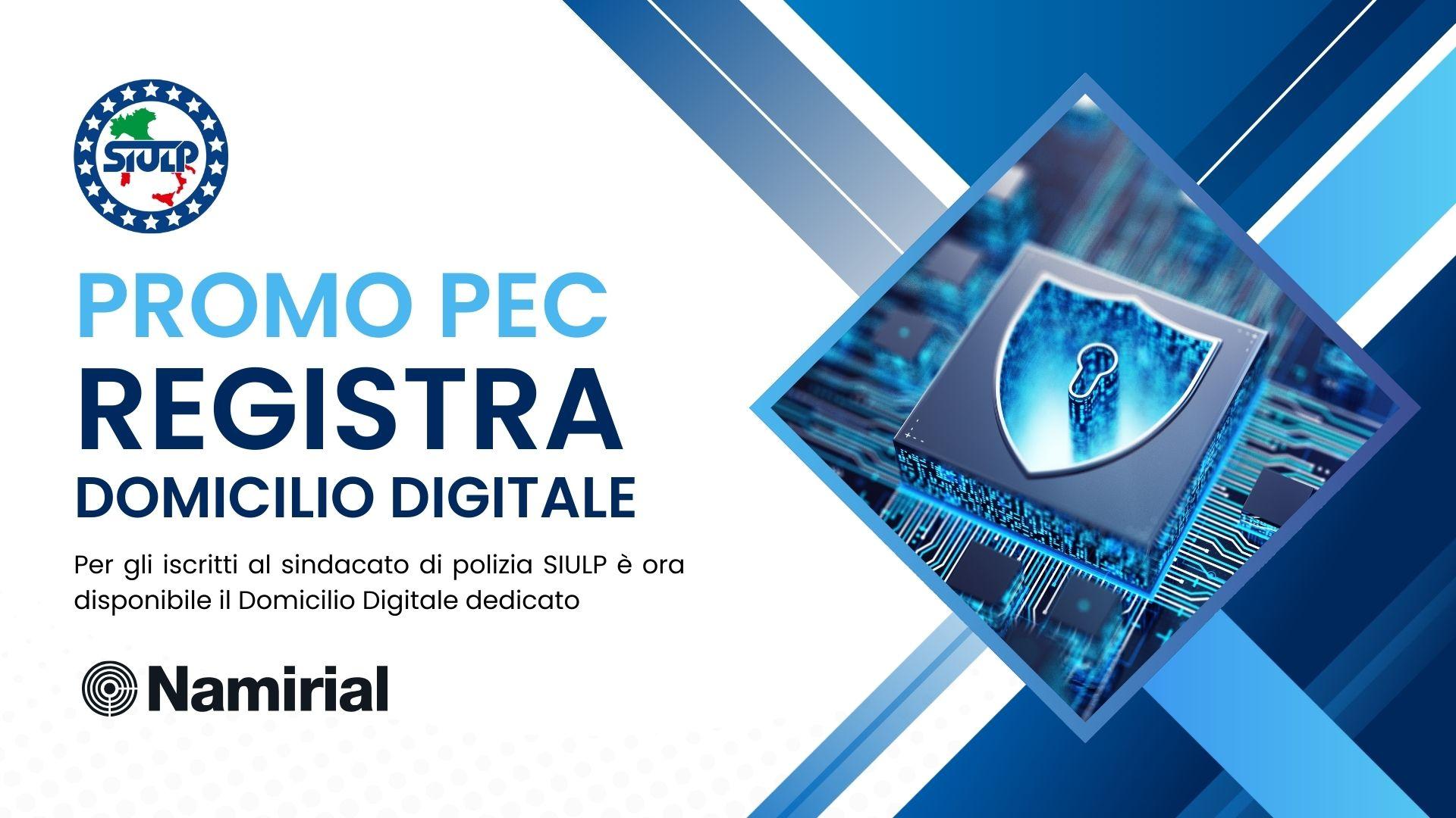 Per gli iscritti al SIULP è ora disponibile il Domicilio Digitale dedicato