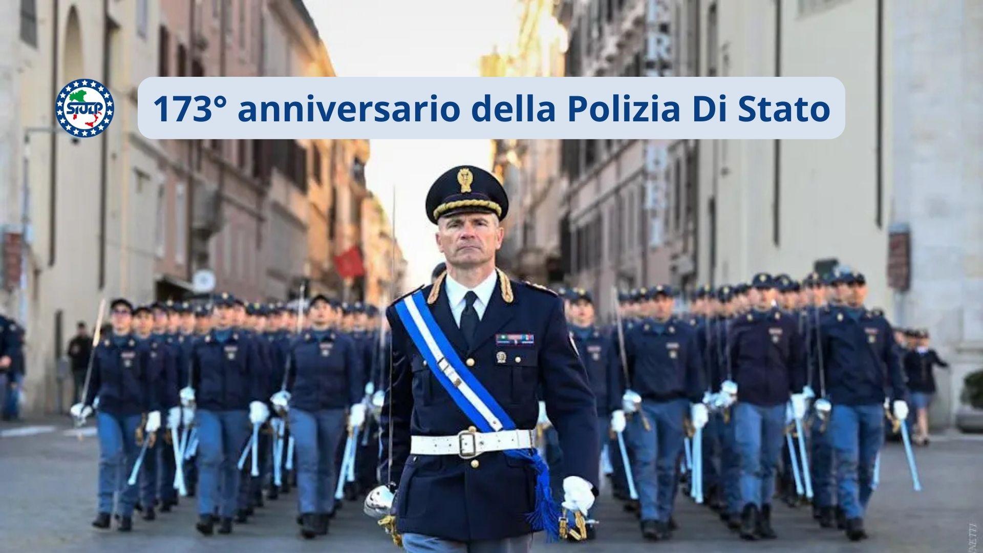 Cerimonia celebrativa 173° Anniversario della fondazione della Polizia di Stato