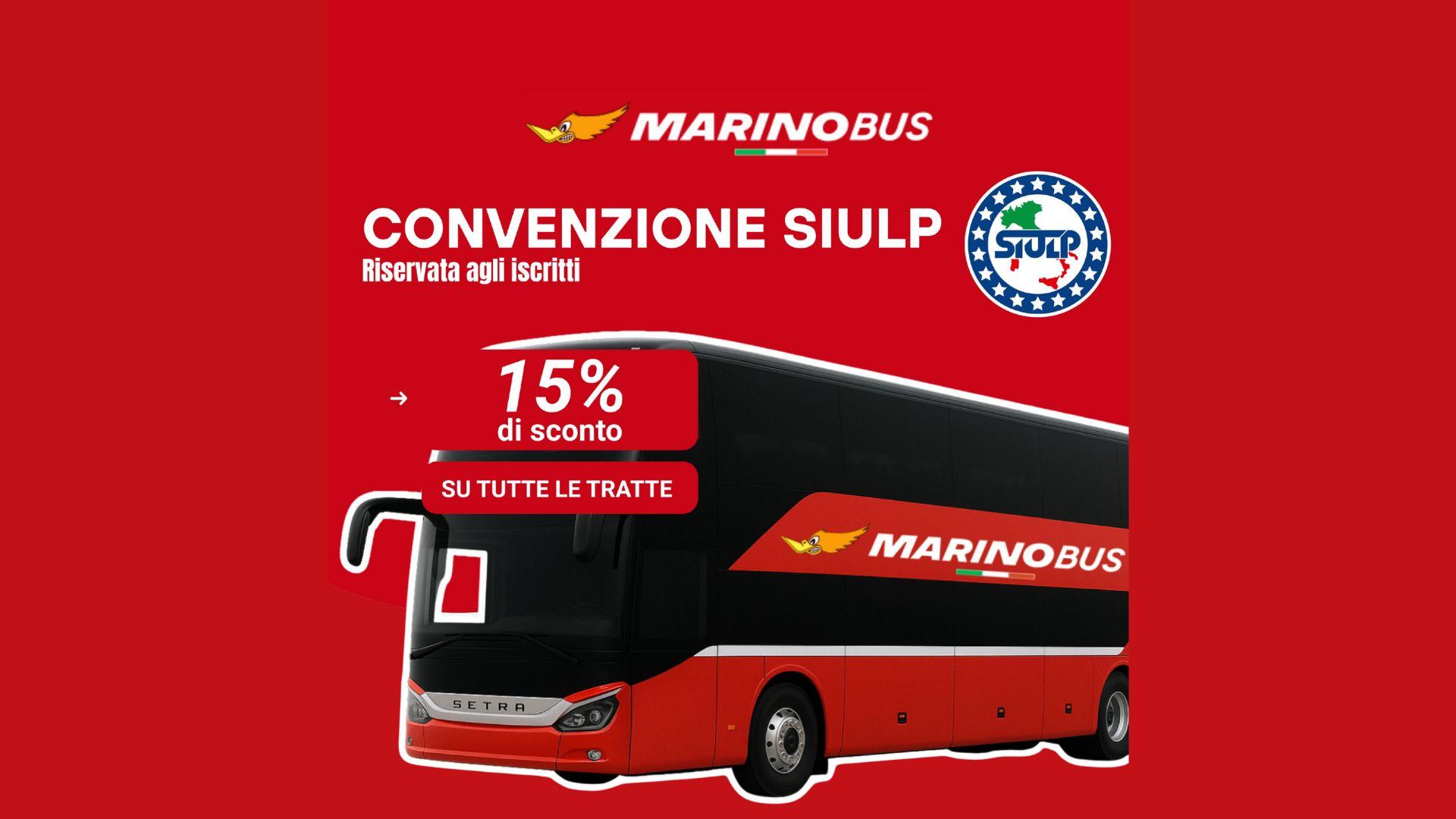 Agevolazione per gli iscritti SIULP – MarinoBus