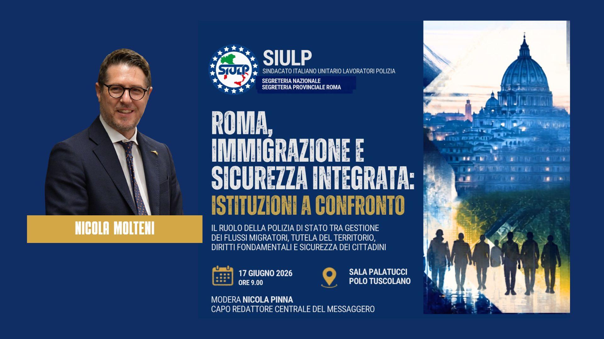 Molteni, immigrazione al SIULP: rimpatri +50%, no a falsa integrazione