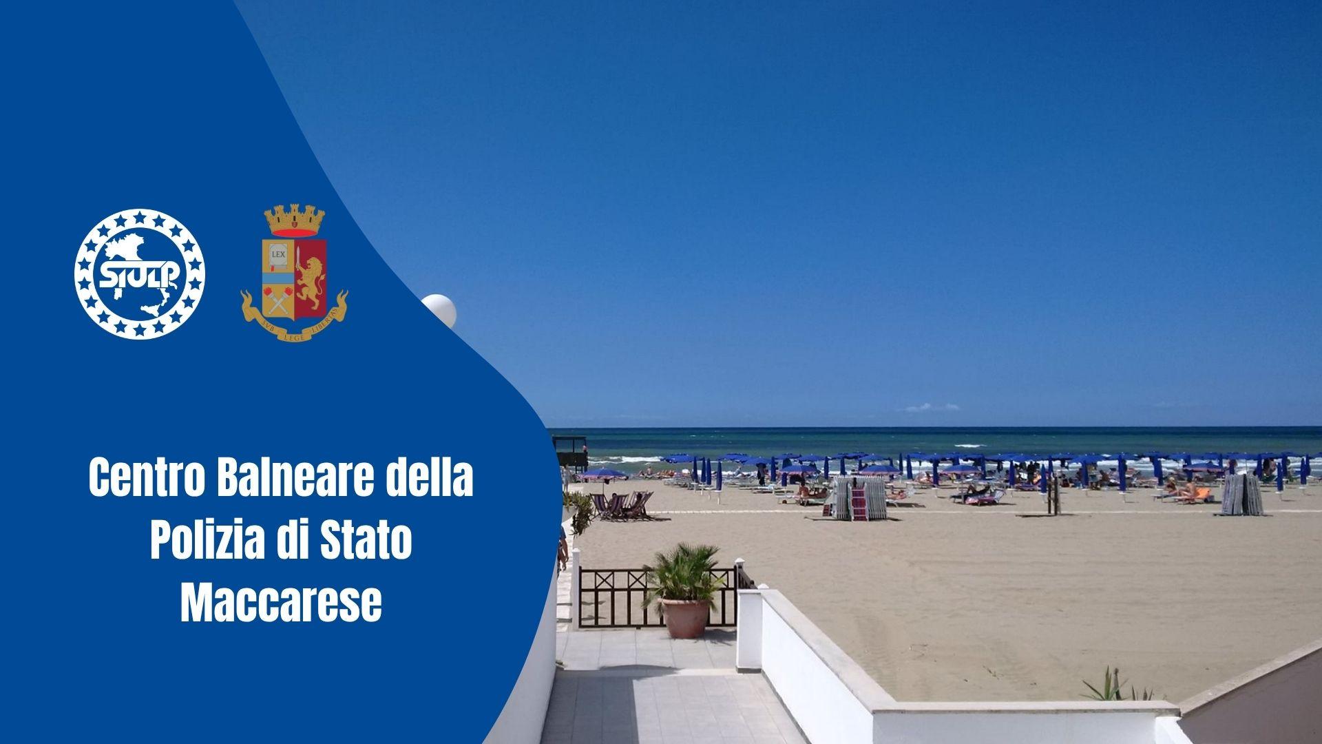Centro Balneare della Polizia di Stato Maccarese. Stagione estiva 2026 – Servizio trasporto bagnanti.