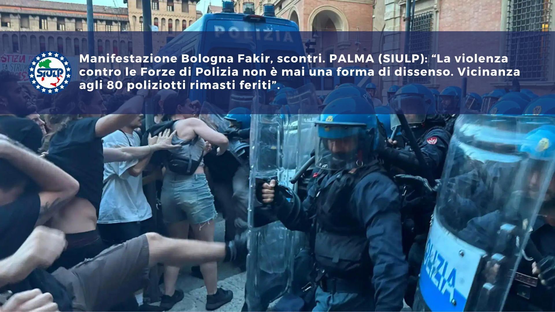 Manifestazione Bologna Fakir, scontri