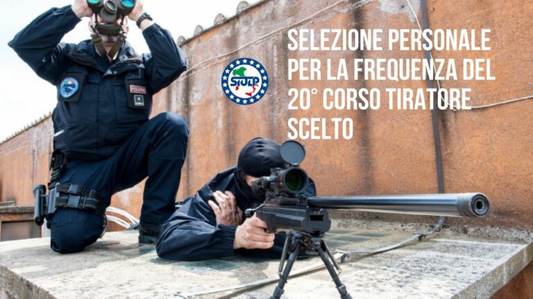 Selezione personale per la frequenza del 20 corso Tiratore scelto