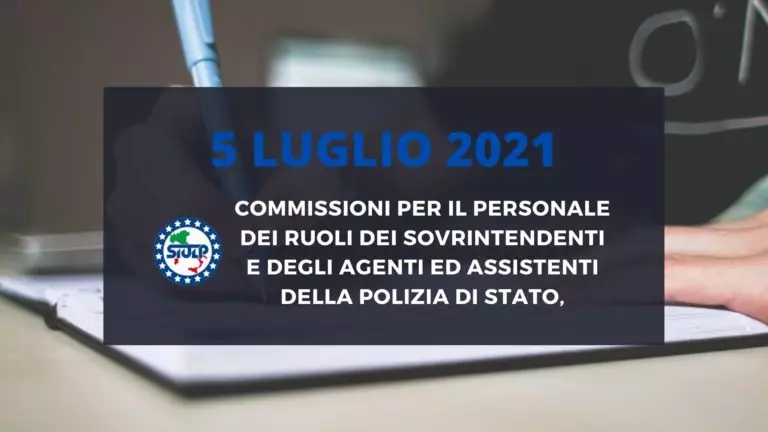 Commissione per il personale – Esito della seduta del 5 luglio 2021