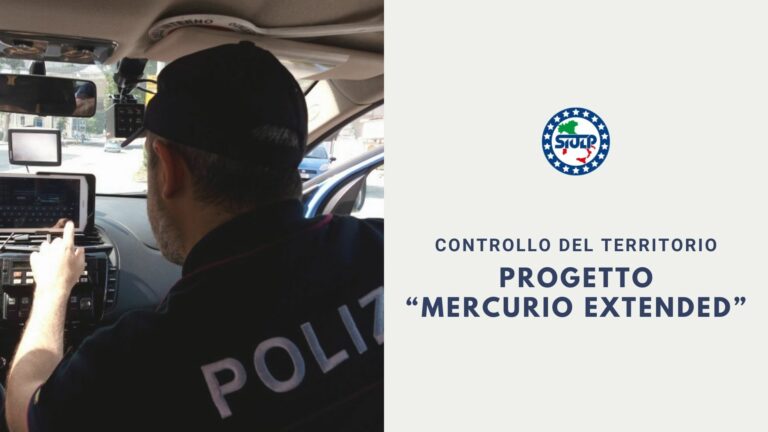 CONTROLLO DEL TERRITORIO PROGETTO “MERCURIO EXTENDED”