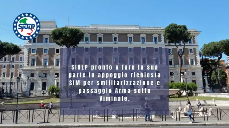 Viminale: SIULP, bene convergenza SIM su analisi Gabrielli