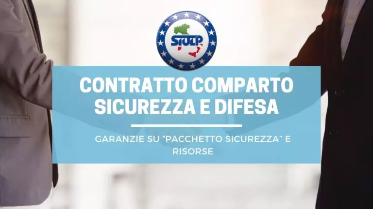 CONTRATTO COMPARTO SICUREZZA E DIFESA