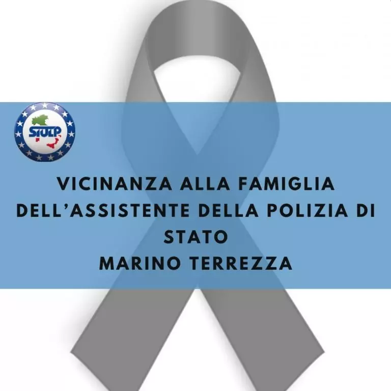 Vicinanza alla famiglia dell’assistente della Polizia di Stato Marino Terrezza