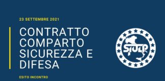 Contratto Comparto Sicurezza e Difesa – Esito incontro