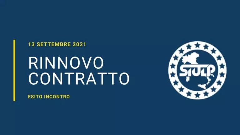 Esito incontro 13 Settembre 2021 – RINNOVO CONTRATTUALE